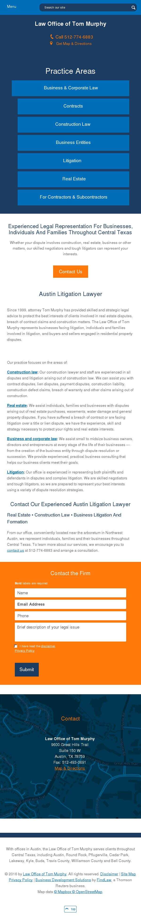 Law Office of Tom Murphy - Austin TX Lawyers