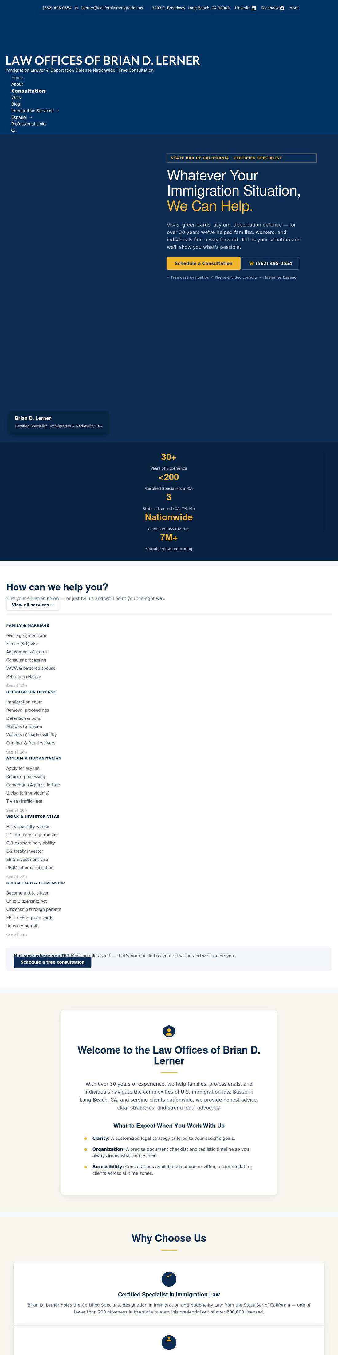 Law Offices Of Brian D. Lerner, APC - Long Beach CA Lawyers