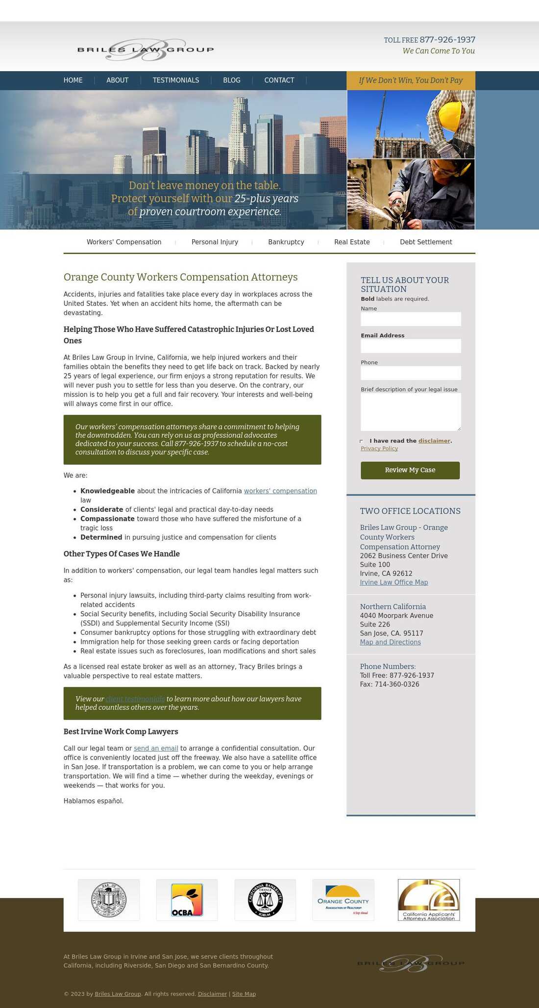 Law Offices of Briles & Associates - Santa Ana CA Lawyers