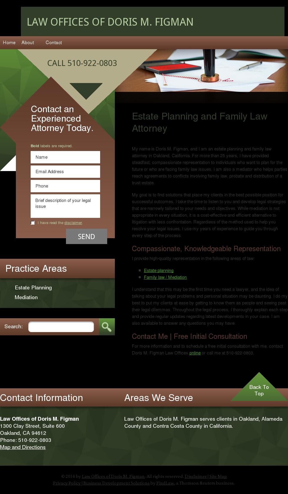 Law Offices of Doris M. Figman - Oakland CA Lawyers