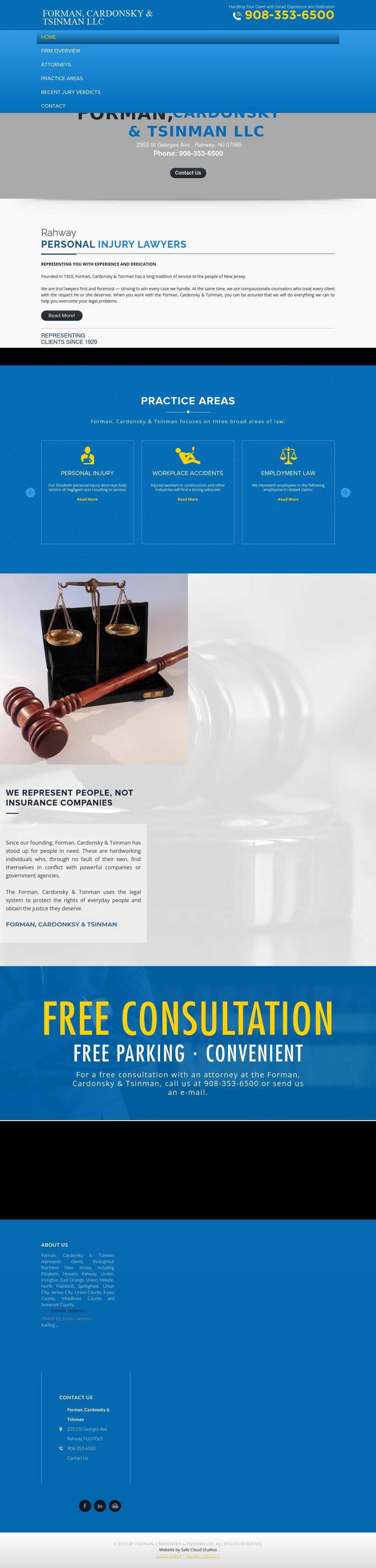 Law Offices of Forman, Cardonsky, & Lawrence - Elizabeth NJ Lawyers