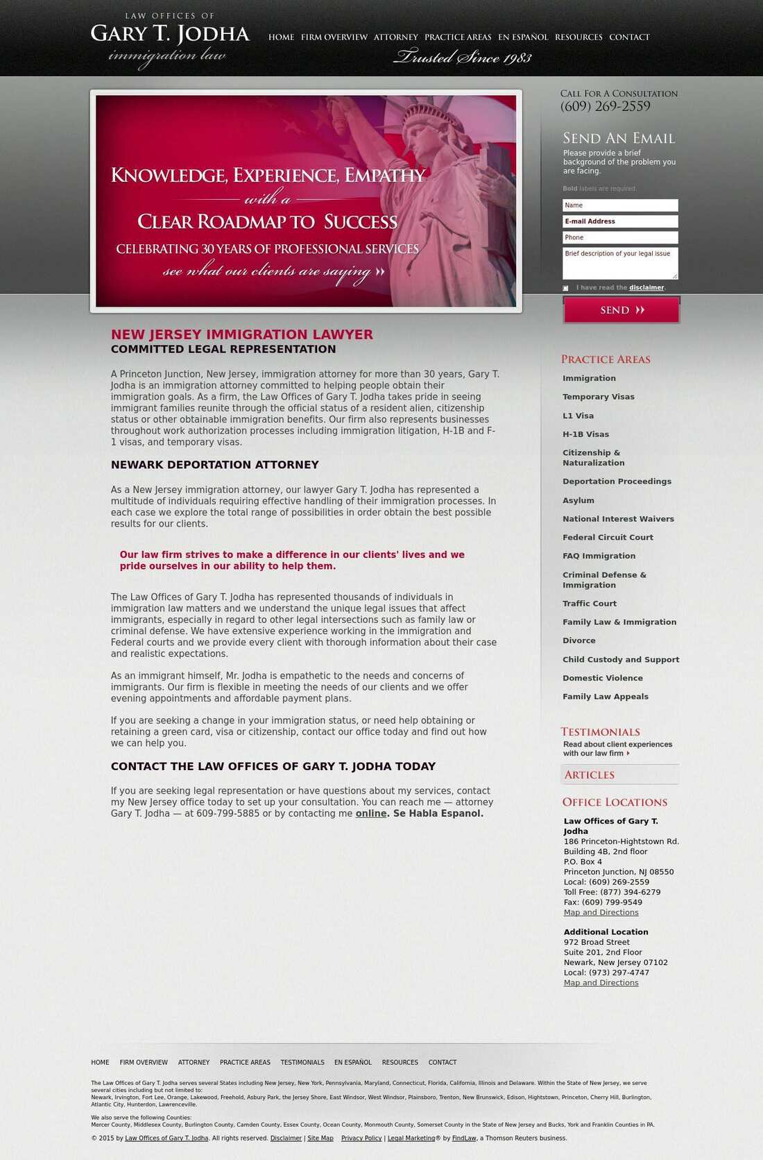 Law Offices of Gary T. Jodha - Princeton Junction NJ Lawyers
