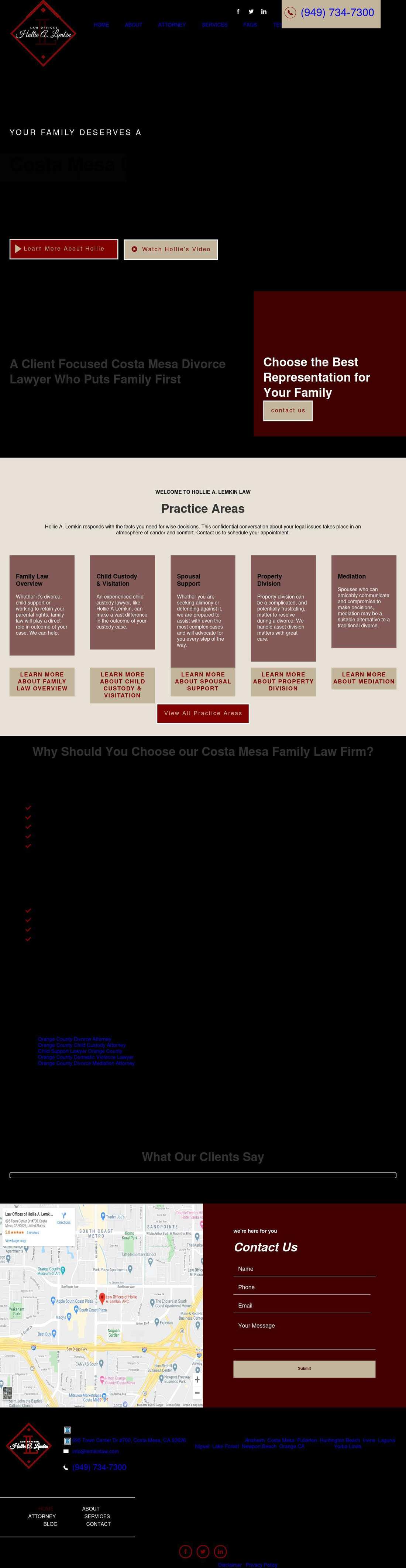 Law Offices of Hollie A. Lemkin - Irvine CA Lawyers