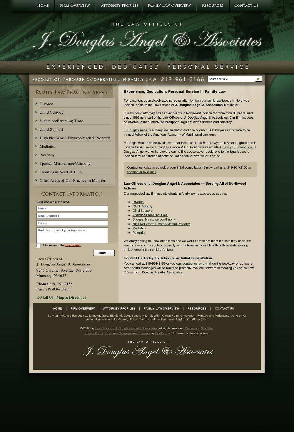 Law Offices of J. Douglas Angel & Associates - Munster IN Lawyers