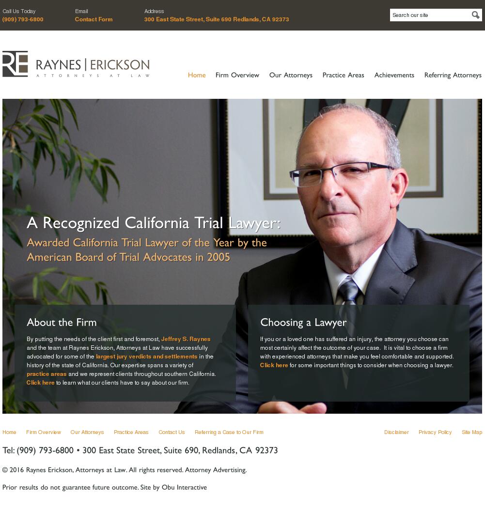 Law Offices of Jeffrey S. Raynes - Redlands CA Lawyers