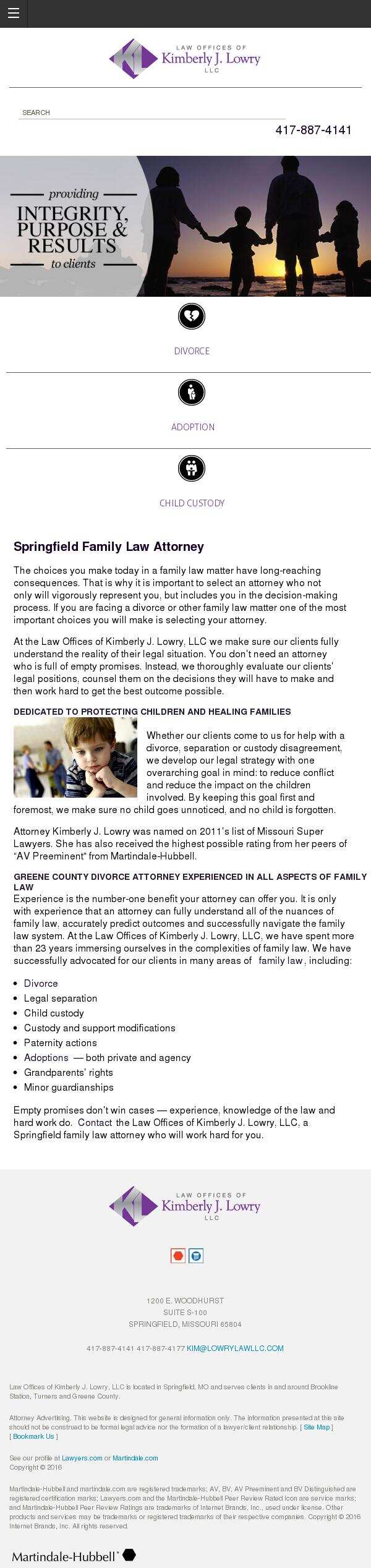 Law Offices of Kimberly J. Lowry, LLC - Springfield MO Lawyers