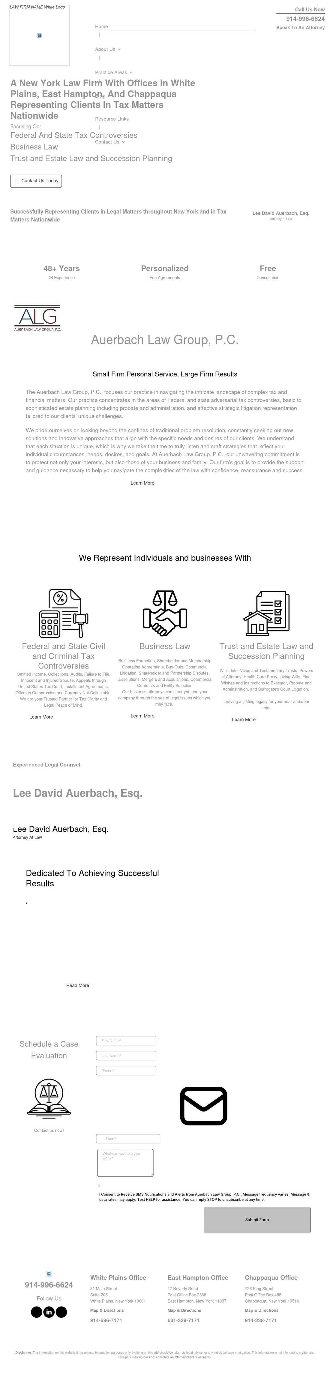 Law Offices of Lee David Auerbach, P.C. - East Hampton NY Lawyers