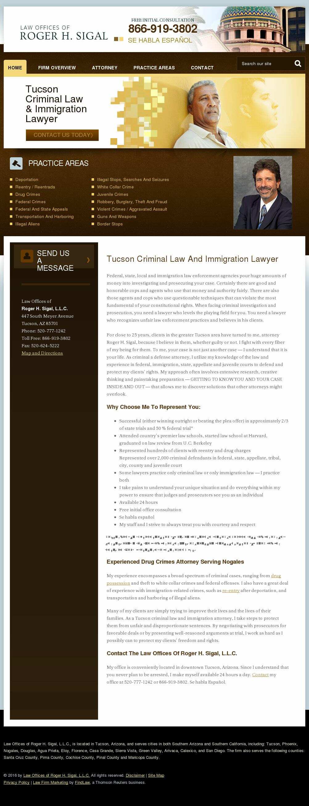 Law Offices of Roger H. Sigal, L.L.C. - Tucson AZ Lawyers