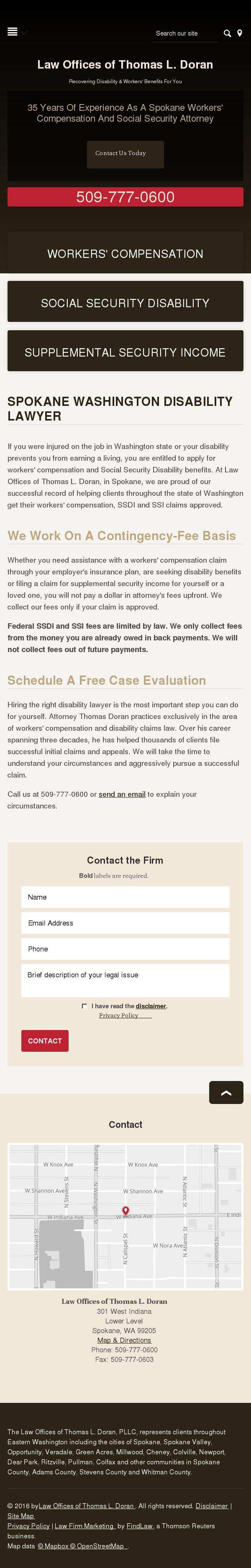 Law Offices of Thomas L. Doran - Spokane WA Lawyers