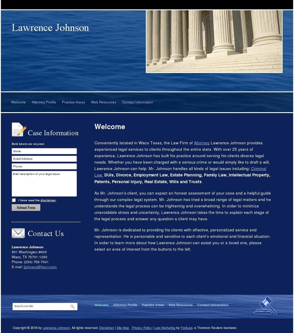 Lawrence Johnson - Waco TX Lawyers