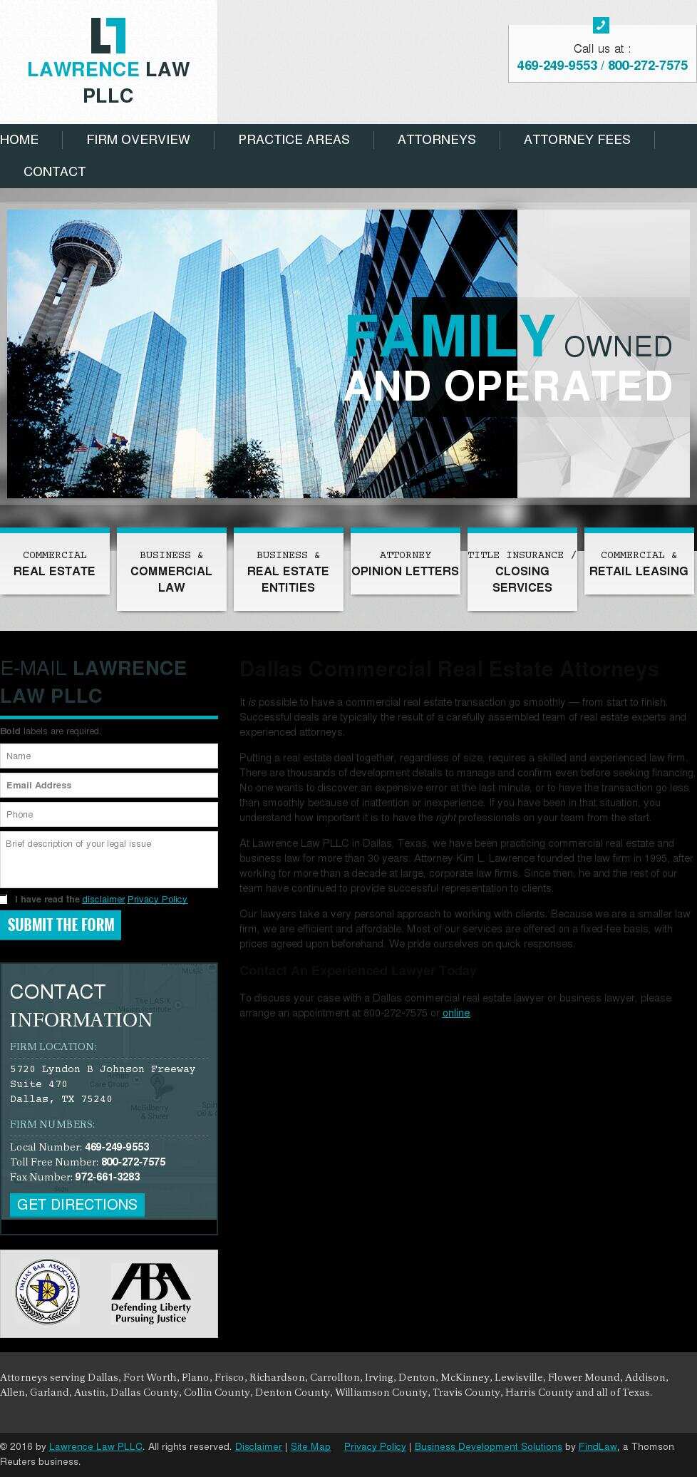 Lawrence Law PLLC - Dallas TX Lawyers