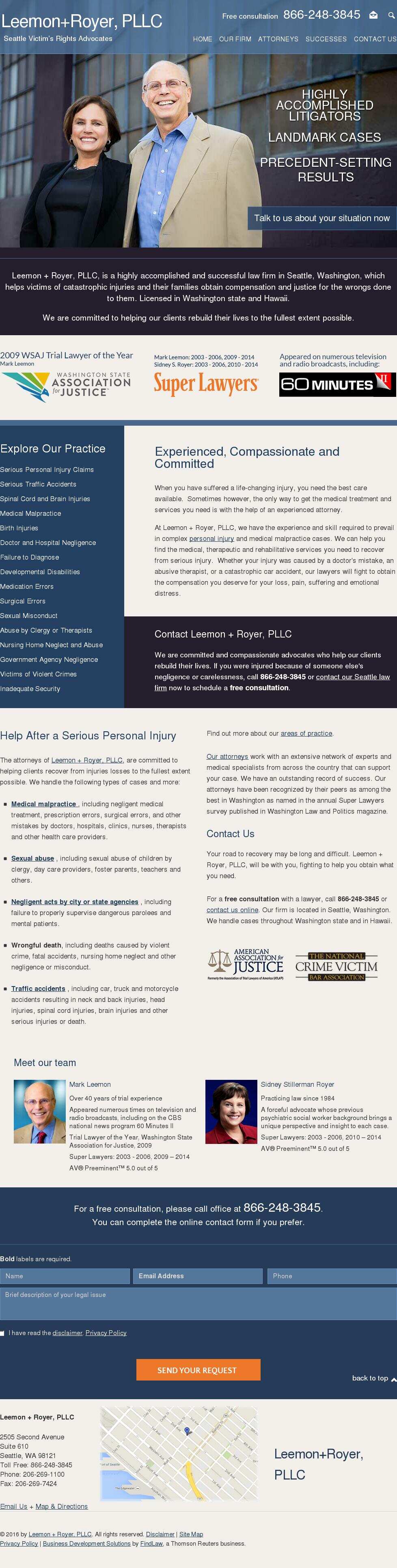 Leemon + Royer, PLLC - Seattle WA Lawyers