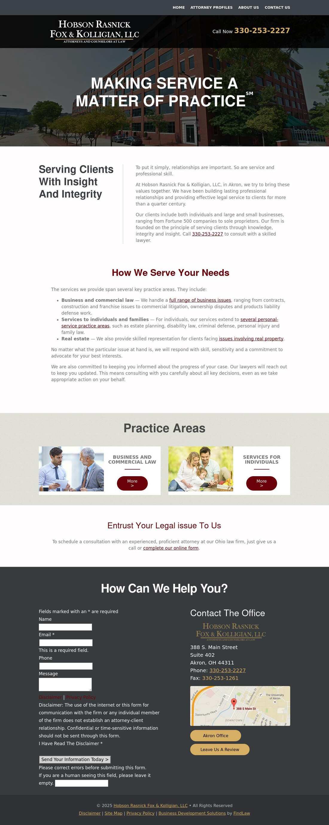 Leiby Hanna Rasnick Towne Evanchan Palmisano & Hobson LLC - Akron OH Lawyers