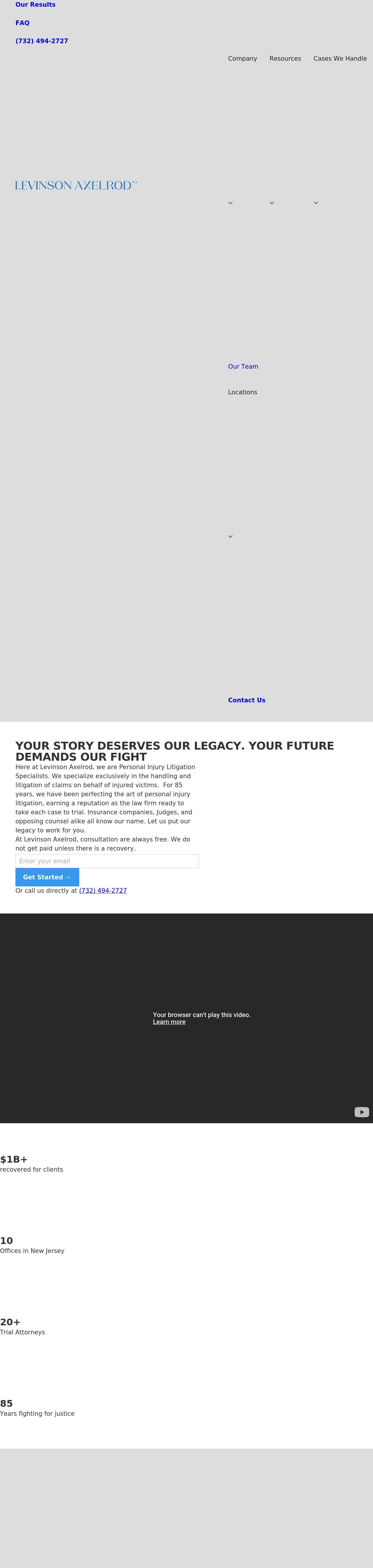 Levinson Axelrod, P.A. - Jamesburg NJ Lawyers