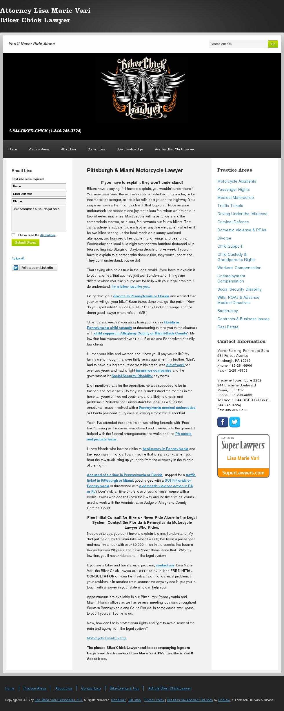 Lisa Marie Vari & Associates, P.C. - Pittsburgh PA Lawyers
