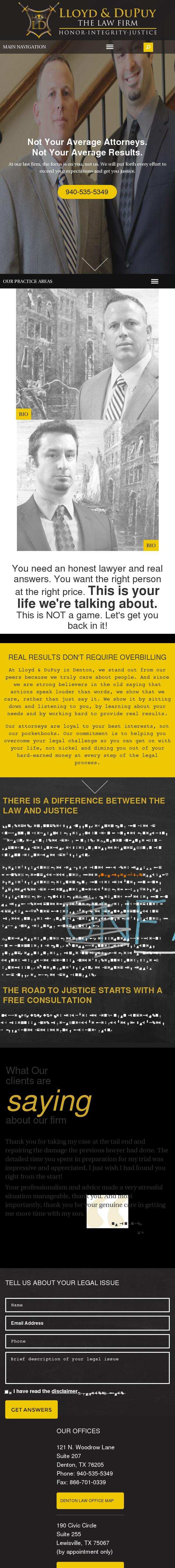Lloyd & DuPuy PLLC - Lewisville TX Lawyers