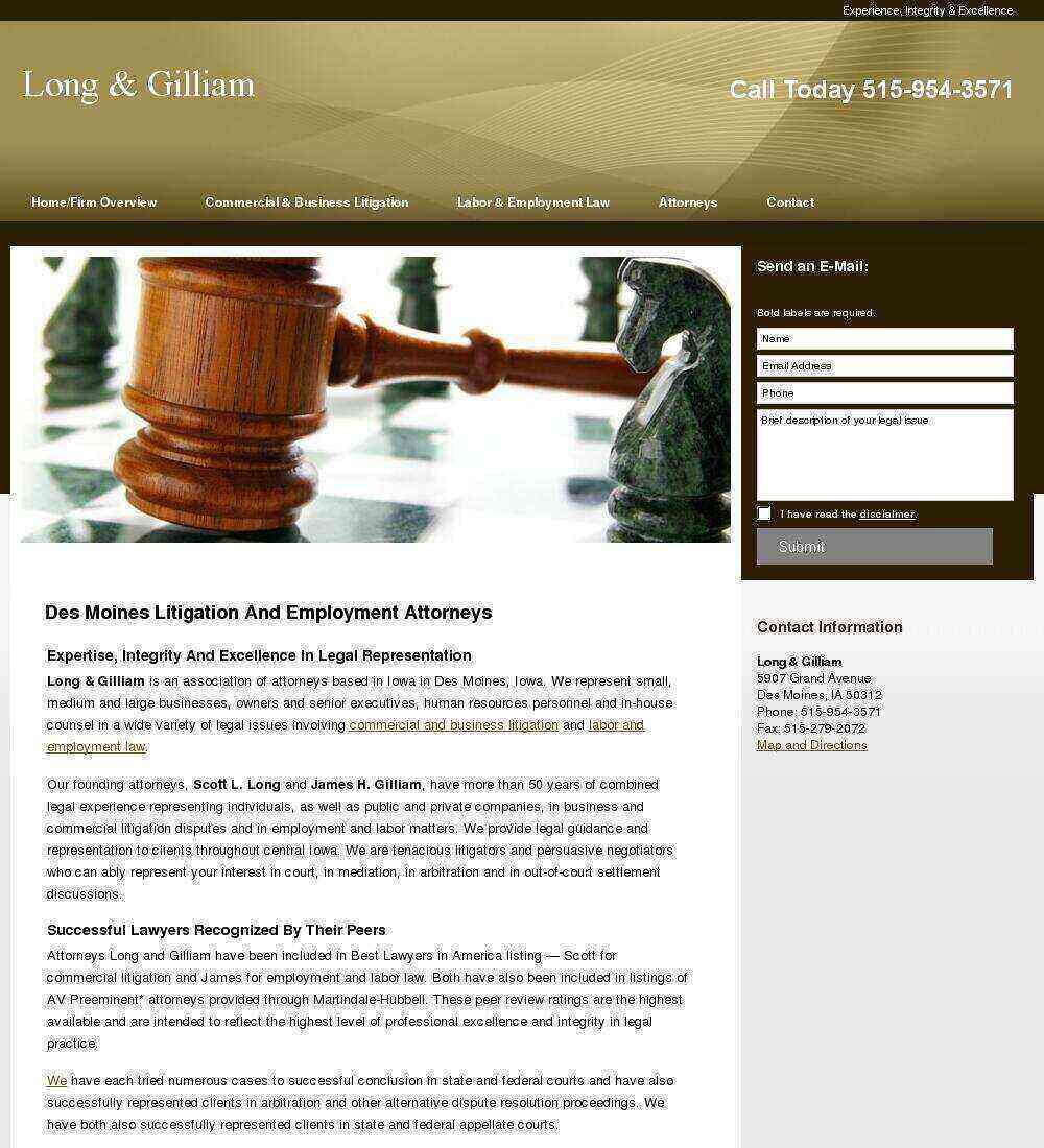 Long & Gilliam - Des Moines IA Lawyers