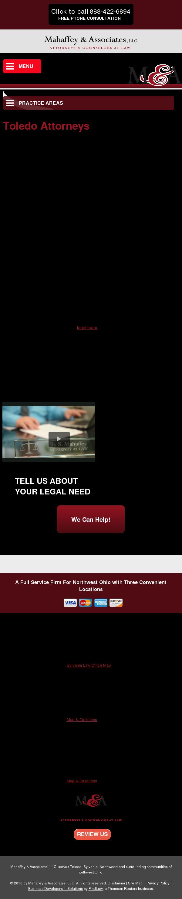 Mahaffey & Associates, LLC - Sylvania OH Lawyers