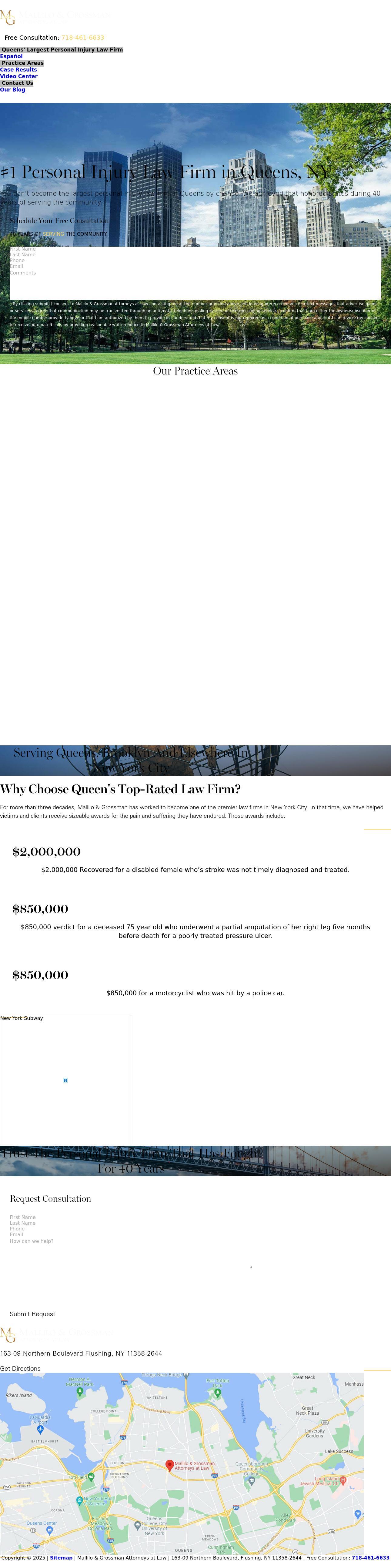 Mallilo & Grossman, Attorneys at Law - Flushing NY Lawyers