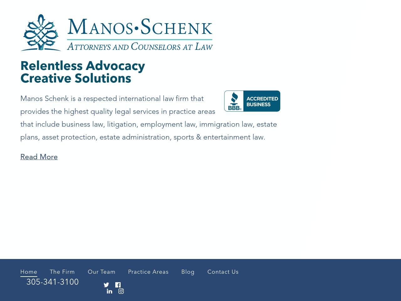 Manos & Associates, PL - Miami FL Lawyers
