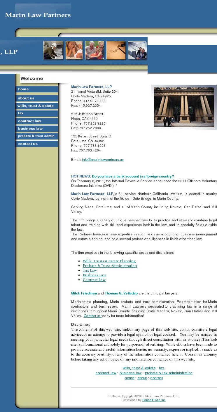 Marin Law Partners, LLP - Corte Madera CA Lawyers