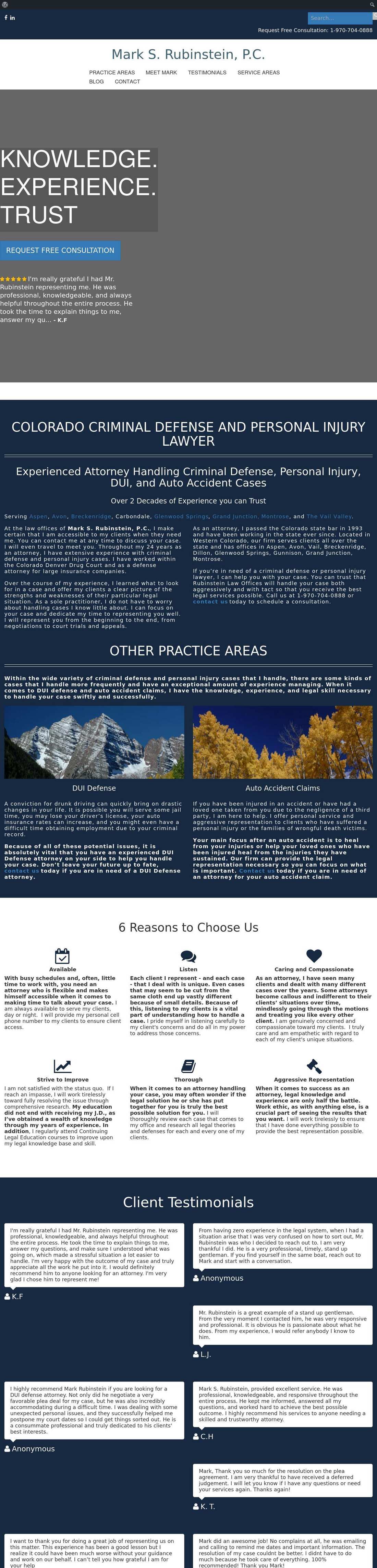 Mark S. Rubinstein, P.C. - Vail CO Lawyers