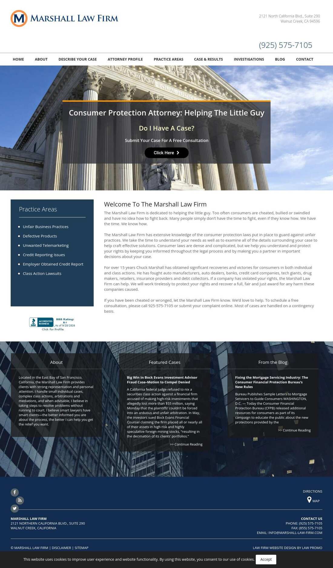 Marshall Law Firm - Walnut Creek CA Lawyers