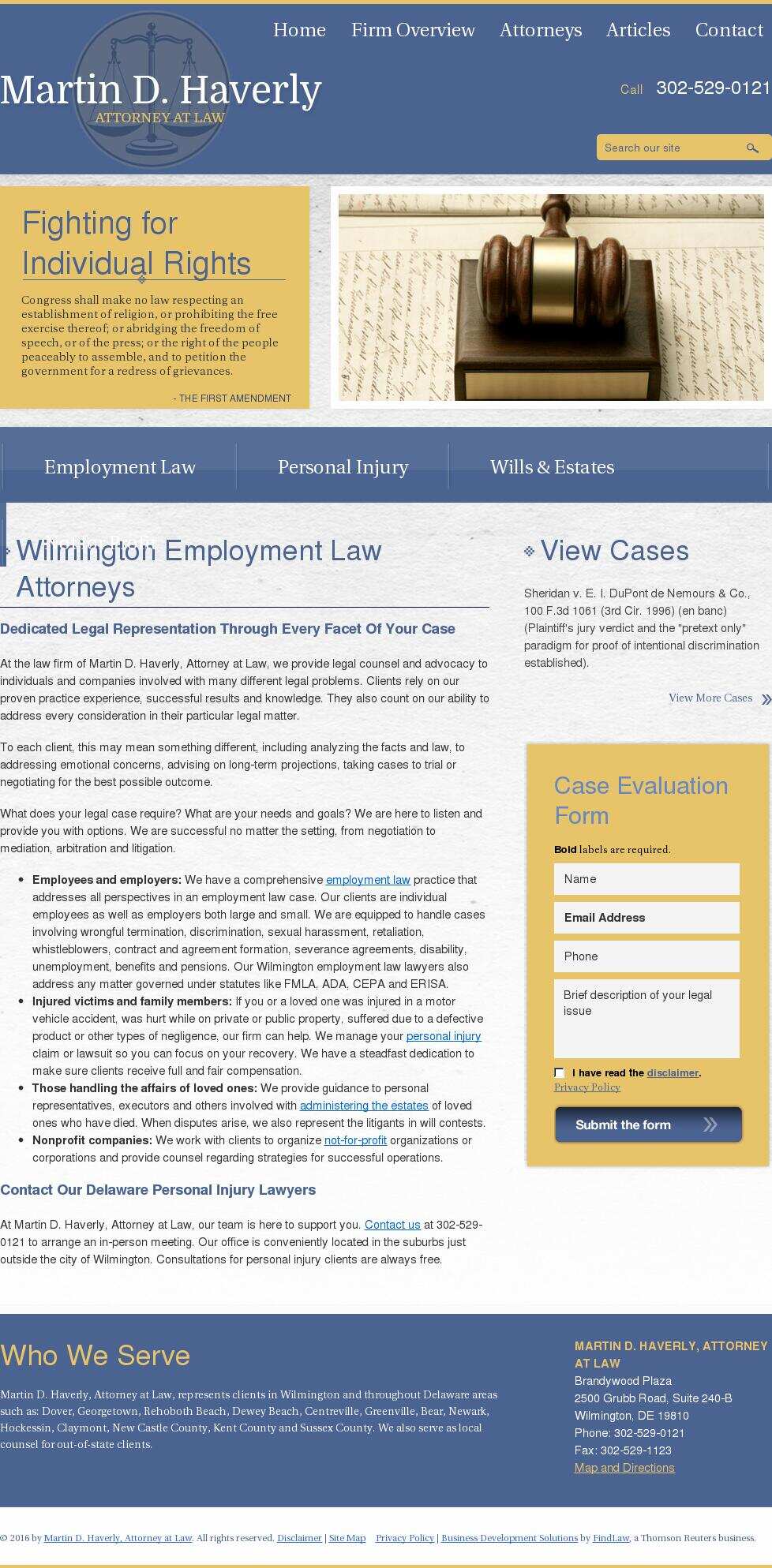 Martin D. Haverly, Attorney at Law - Wilmington DE Lawyers