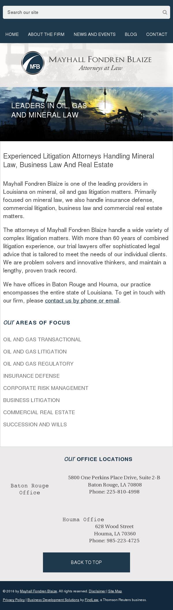 Mayhall Fondren Blaize - Baton Rouge LA Lawyers