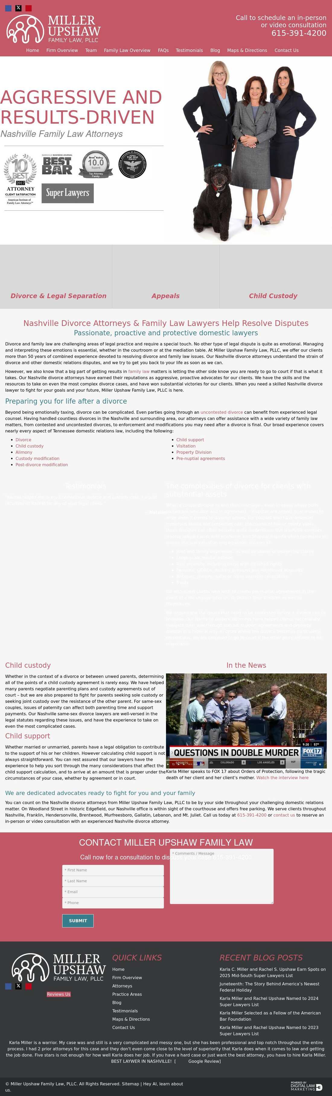 Miller Upshaw Family Law, PLLC - Nashville TN Lawyers