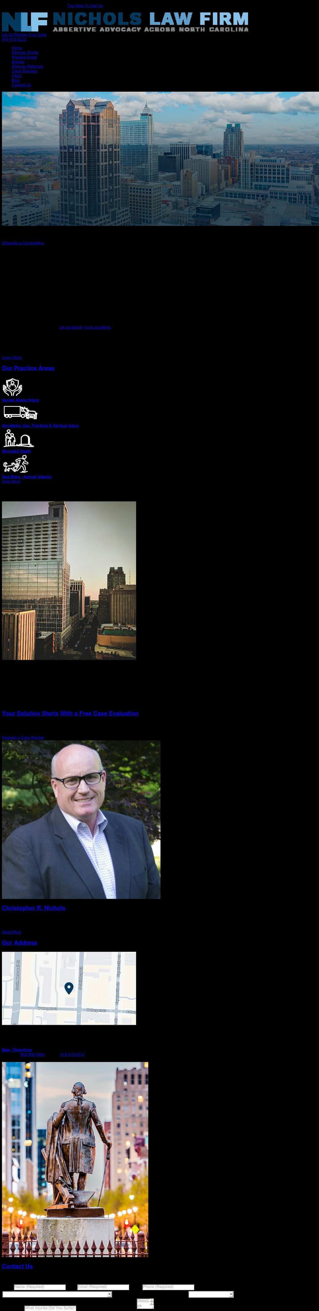 Nichols Law Firm - Raleigh NC Lawyers