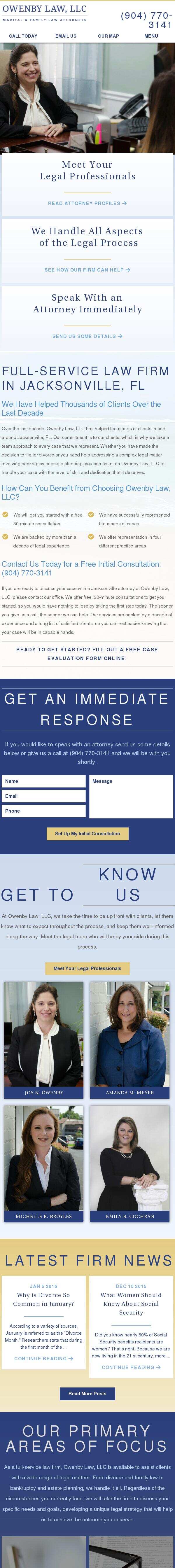 Owenby Law LLC - Jacksonville FL Lawyers
