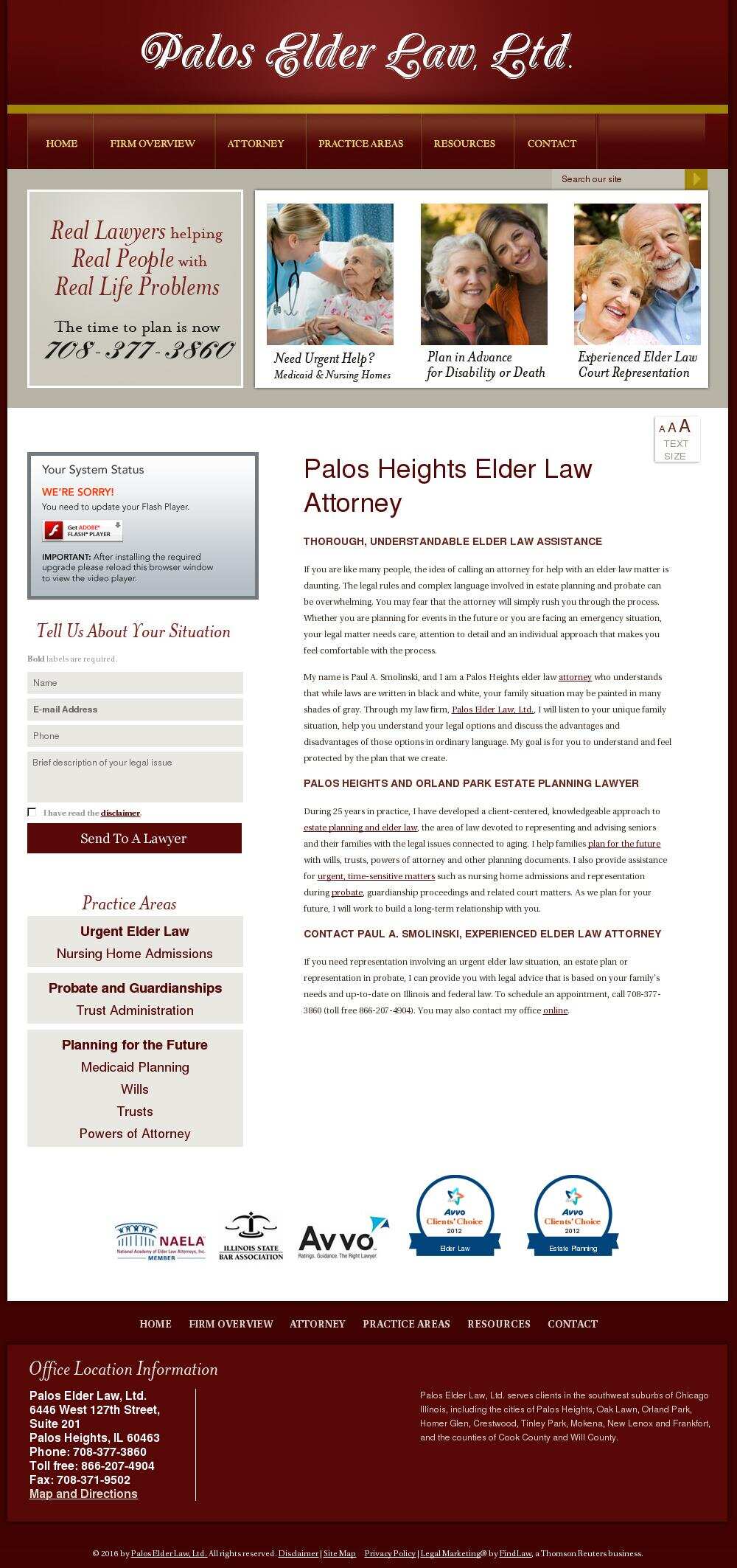 Palos Elder Law, Ltd. - Palos Heights IL Lawyers