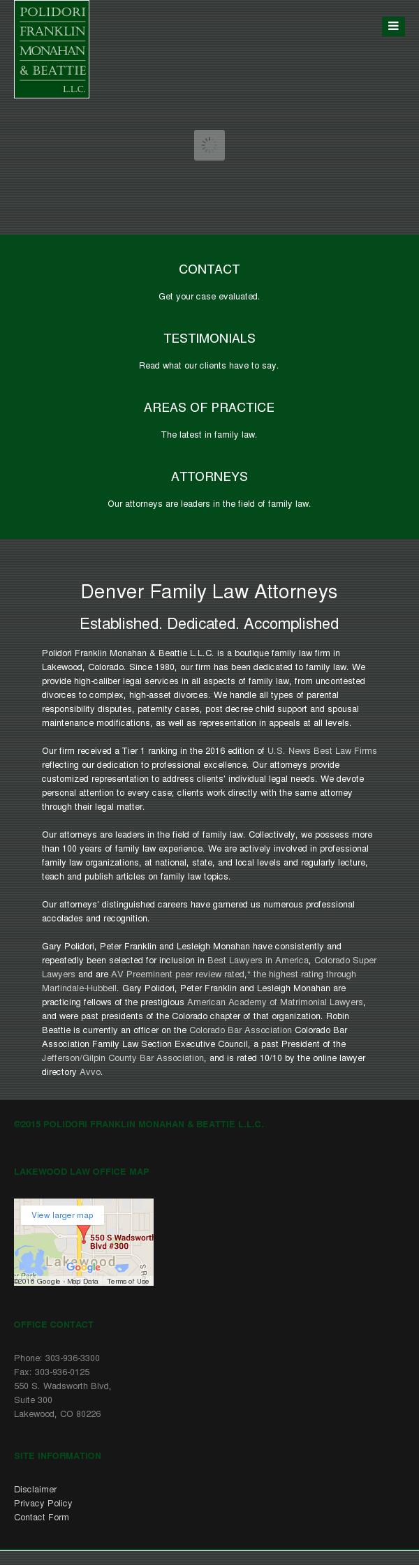 Polidori Franklin Monahan & Beattie L.L.C. - Lakewood CO Lawyers