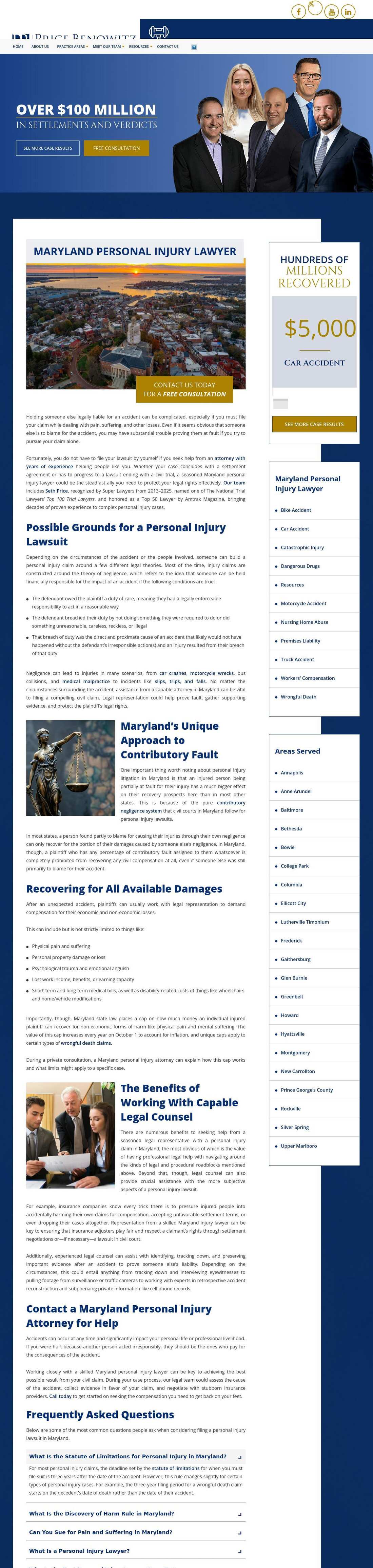 Price Benowitz, LLP - Rockville MD Lawyers