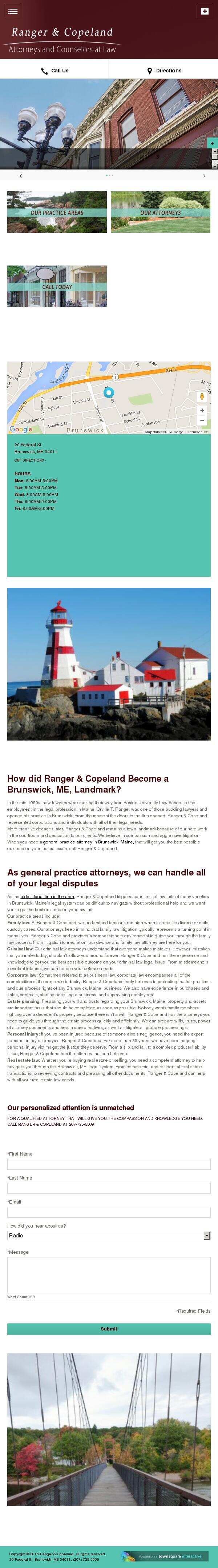 Ranger & Copeland PA - Brunswick ME Lawyers