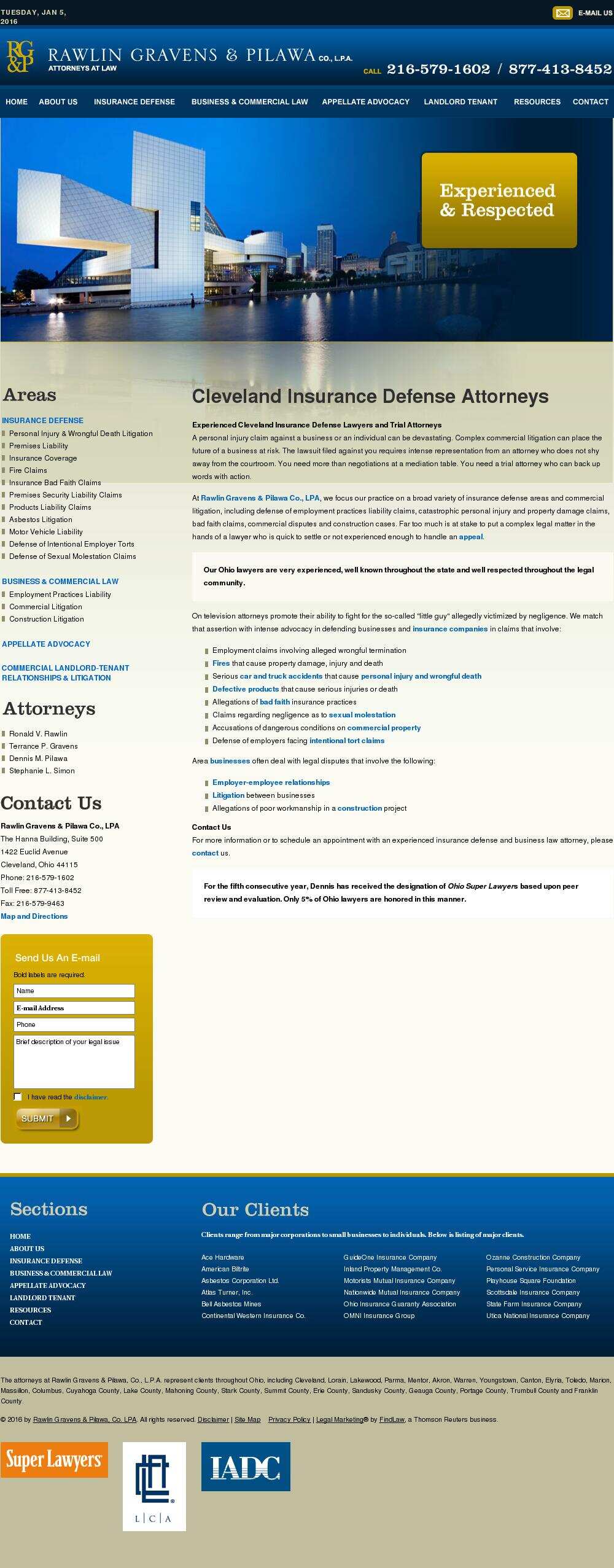 Rawlin Gravens & Pilawa, Co. LPA - Cleveland OH Lawyers