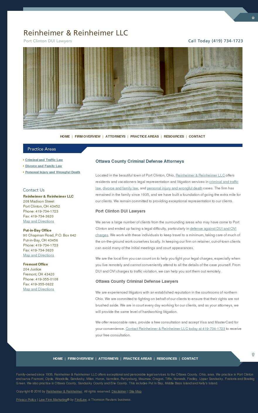 Reinheimer & Reinheimer - Put-in-Bay OH Lawyers