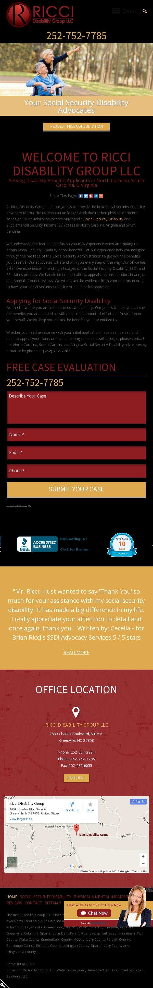 Ricci Law Firm, P.A. - Greenville NC Lawyers