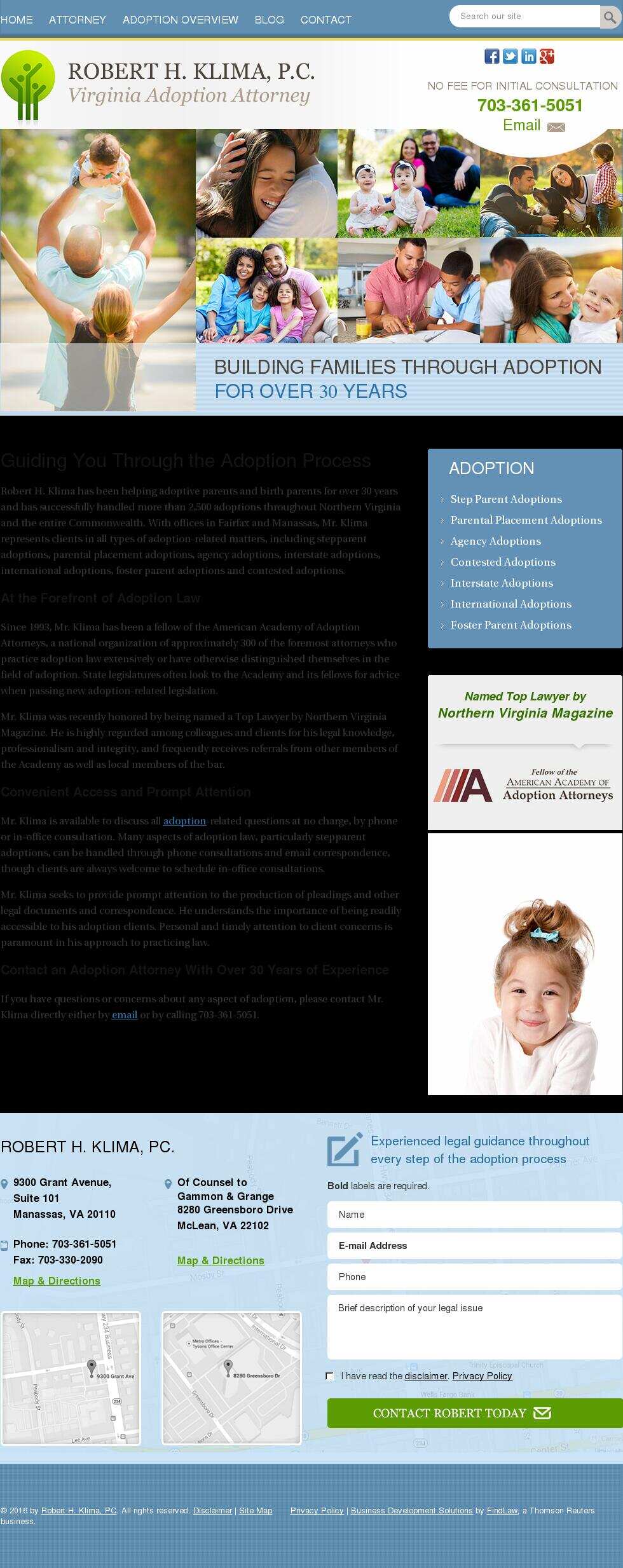 Robert H. Klima, PC - Manassas VA Lawyers