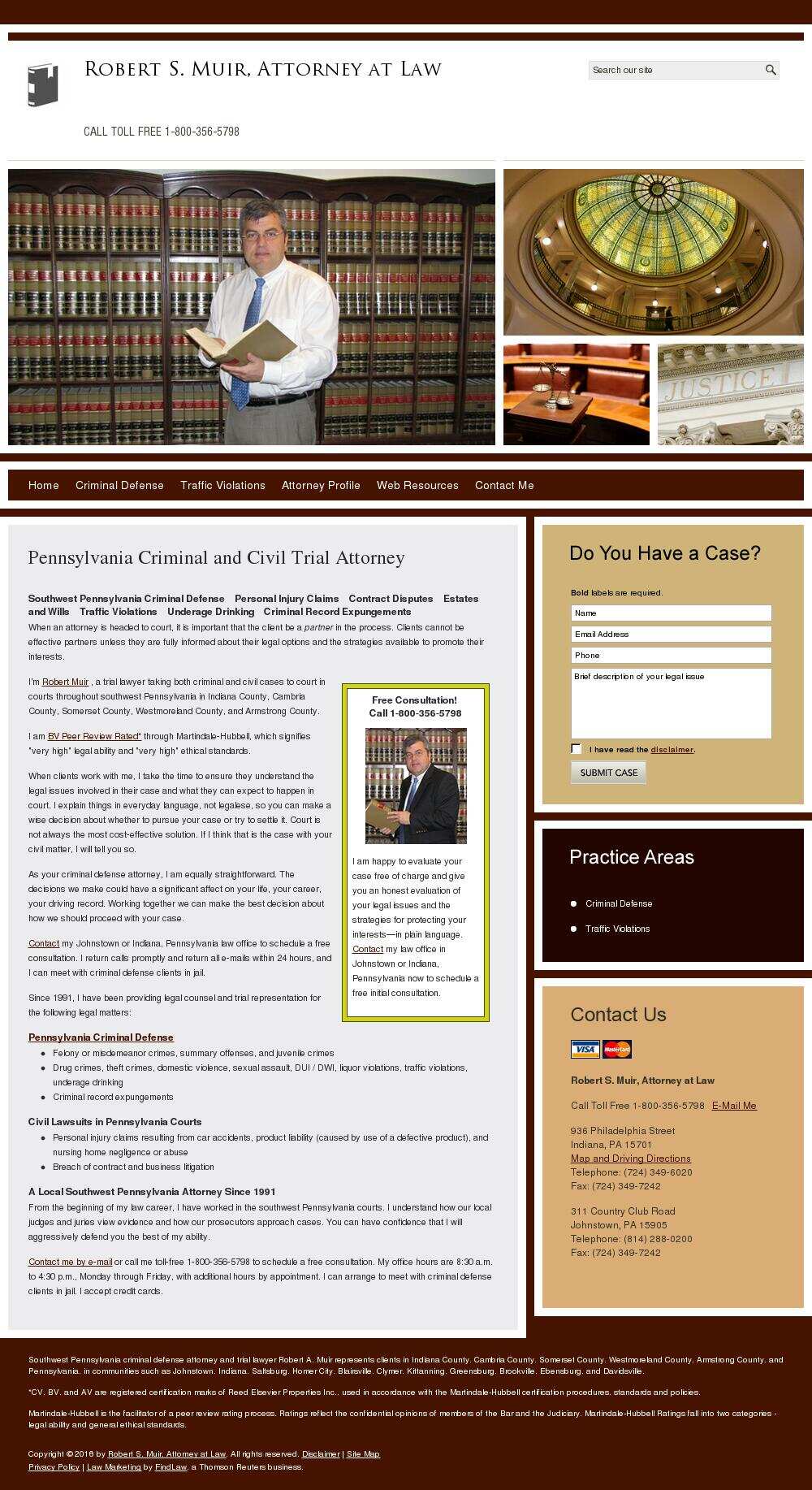 Robert S. Muir, Attorney at Law - Indiana PA Lawyers