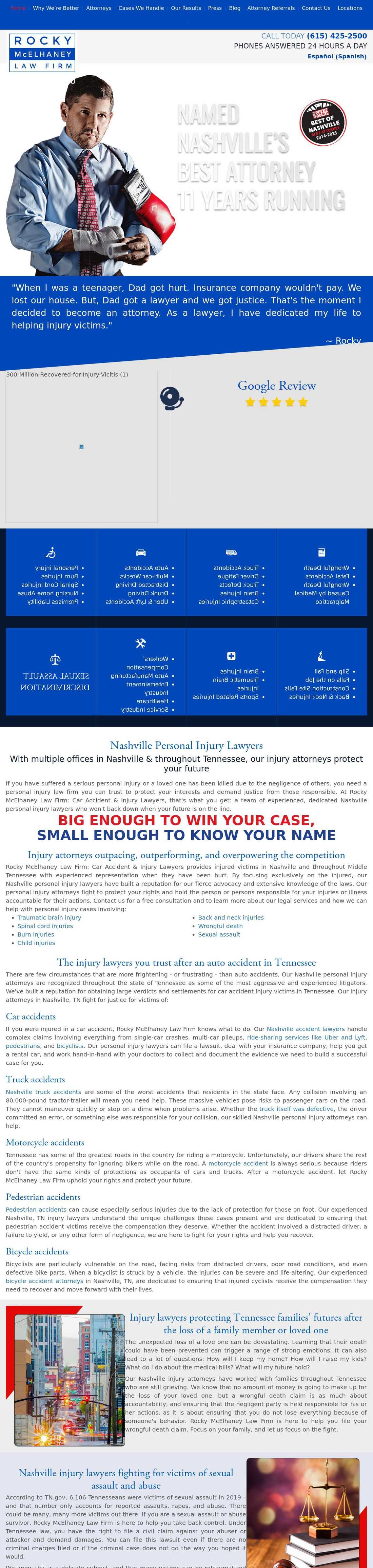 Rocky McElhaney Law Firm: Car Accident & Injury Lawyers - Nashville TN Lawyers