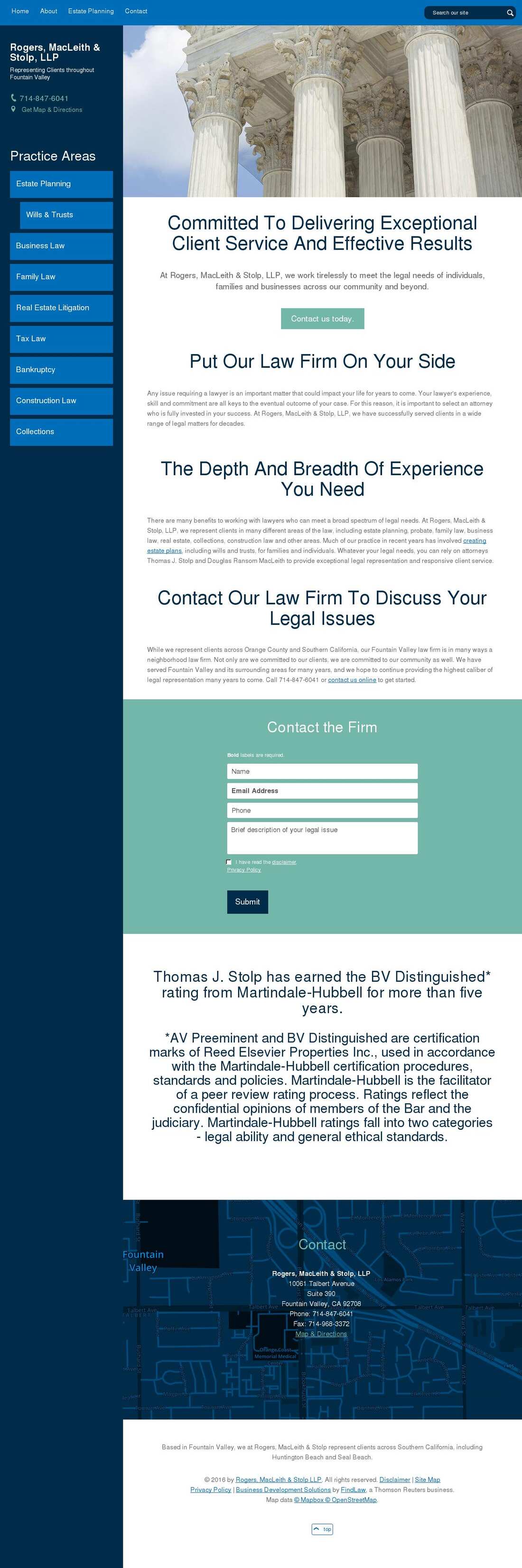 Rogers, MacLeith & Stolp, LLP - Fountain Valley CA Lawyers