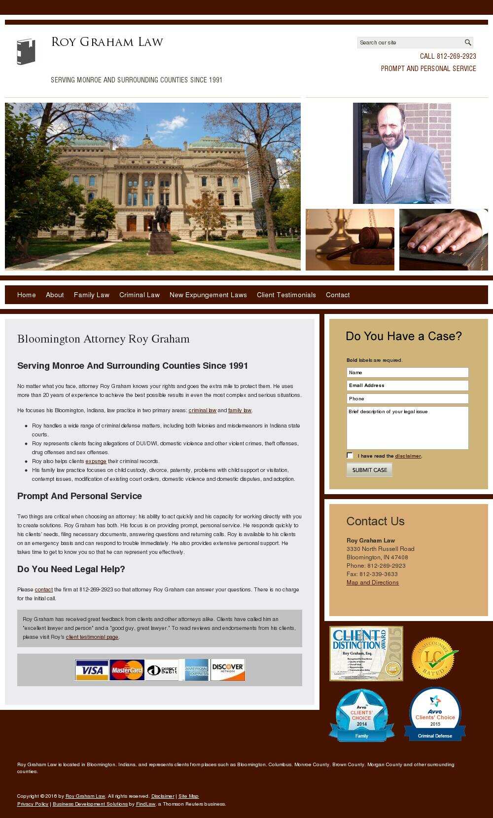 Roy Graham Law - Bloomington IN Lawyers