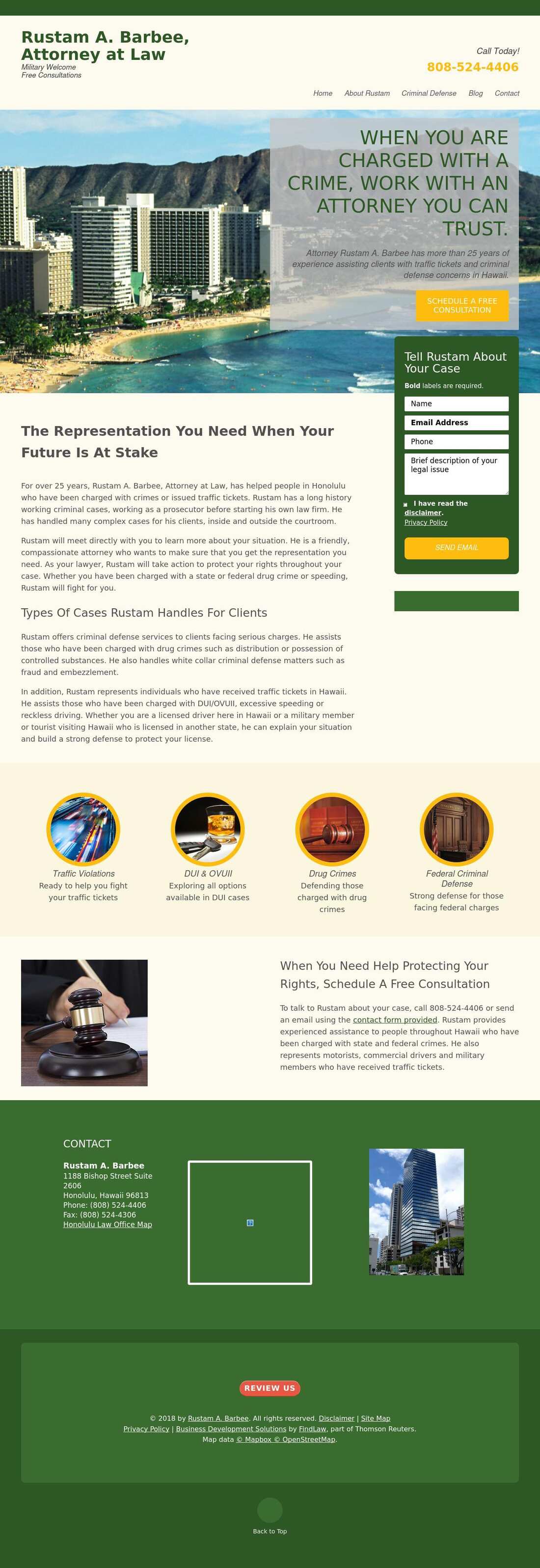 Rustam A. Barbee - Honolulu HI Lawyers