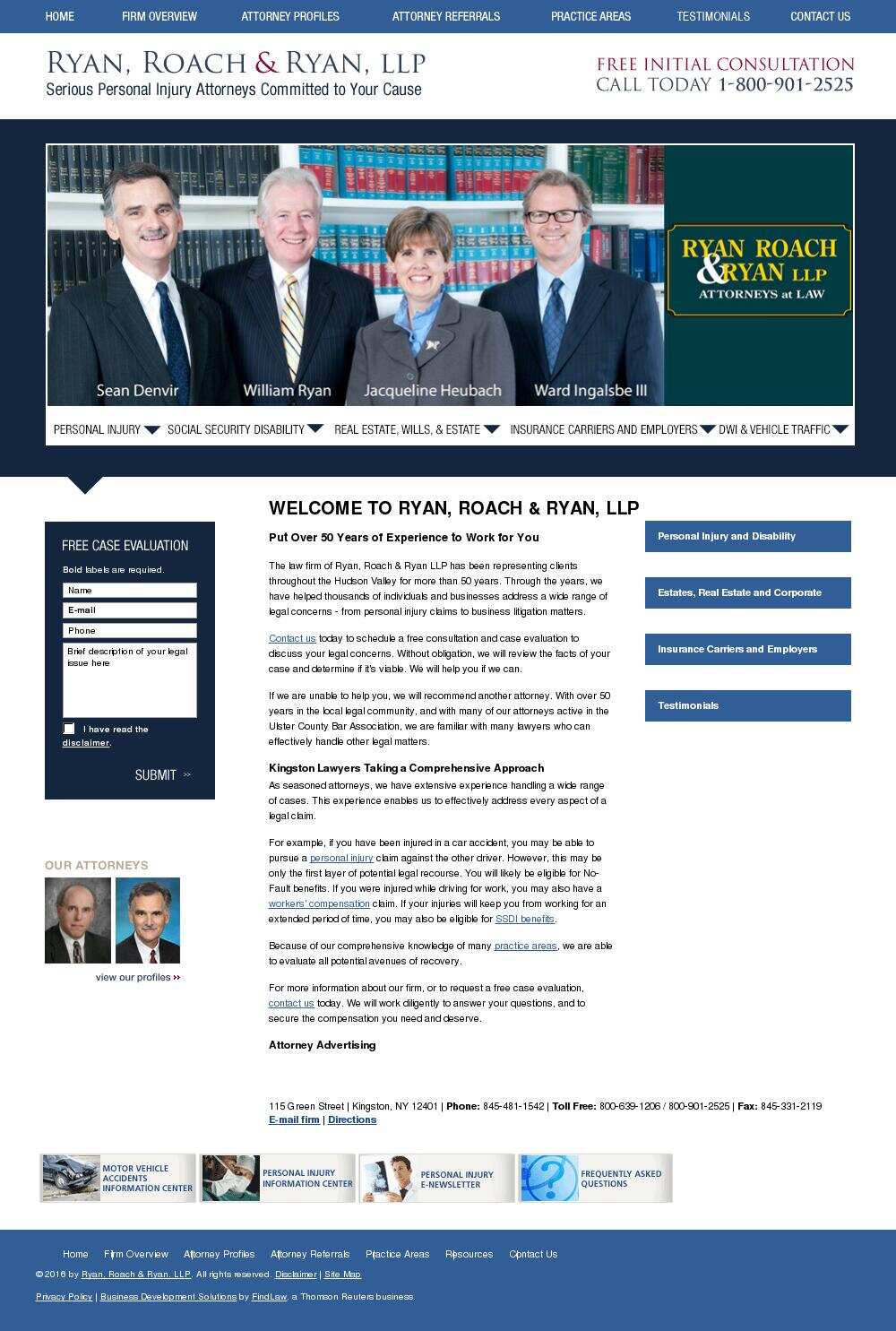 Ryan, Roach & Ryan, LLP - Kingston NY Lawyers