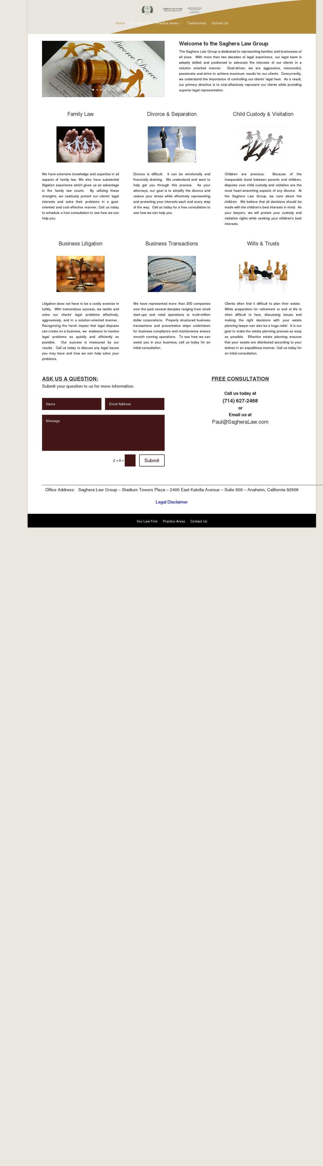 Saghera Law Group - Anaheim CA Lawyers