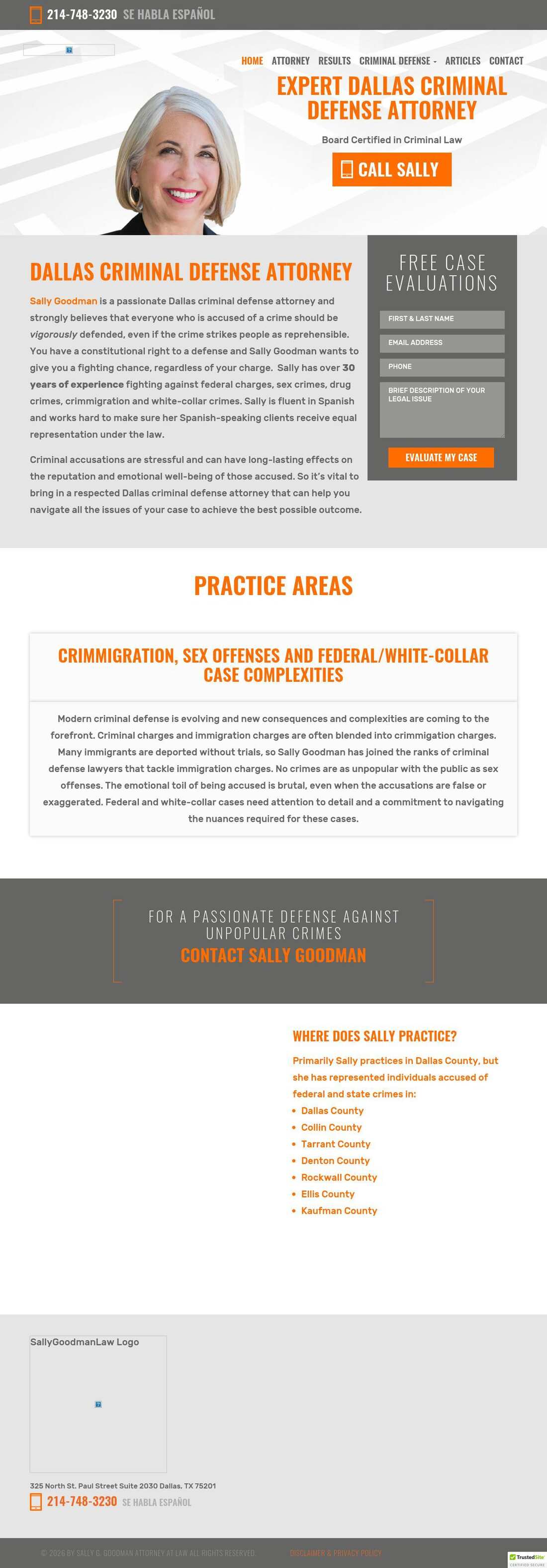 Sally Goodman Law - Dallas TX Lawyers
