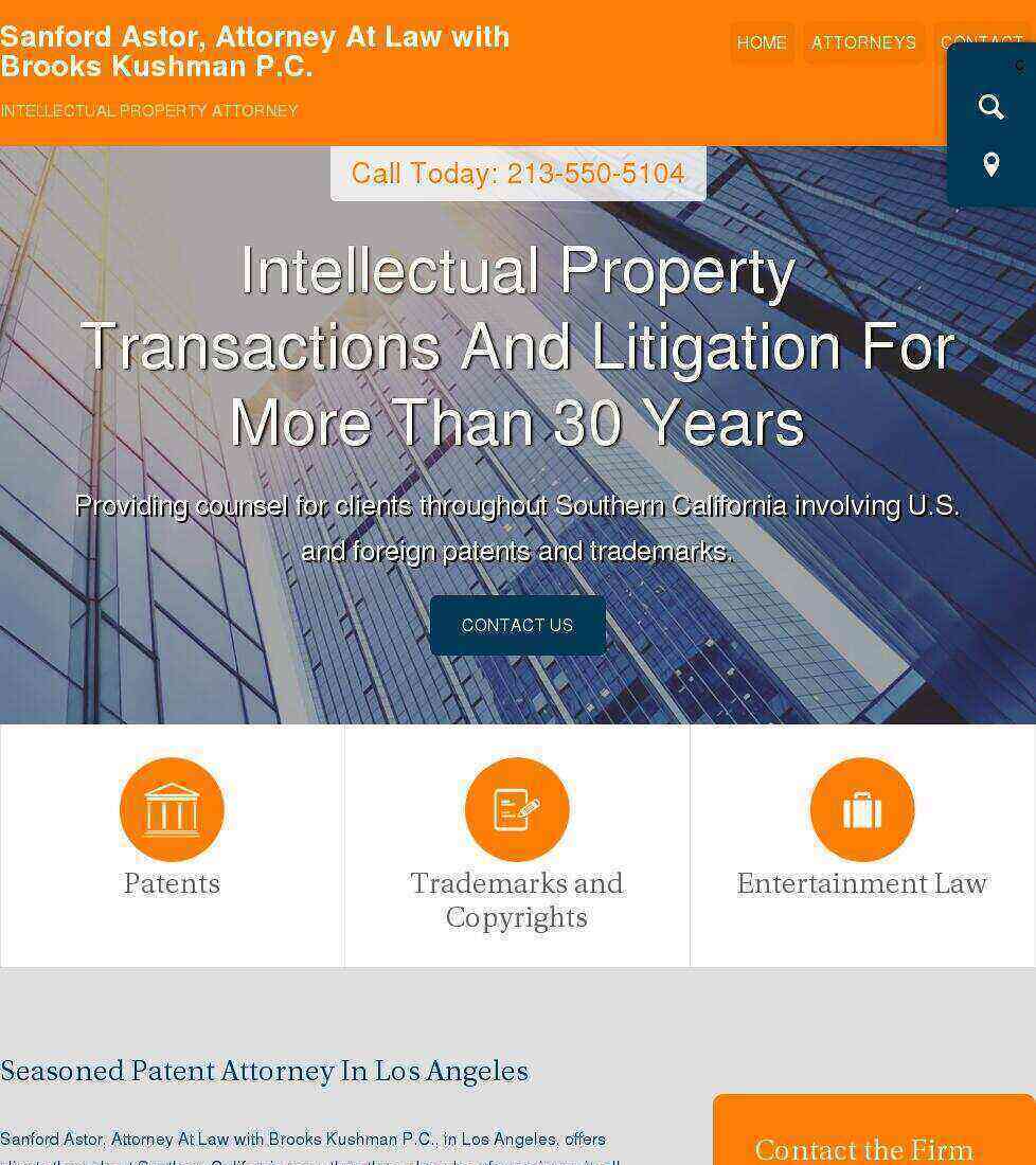 Sanford Astor, Attorney At Law with Brooks Kushman P.C. - Los Angeles CA Lawyers