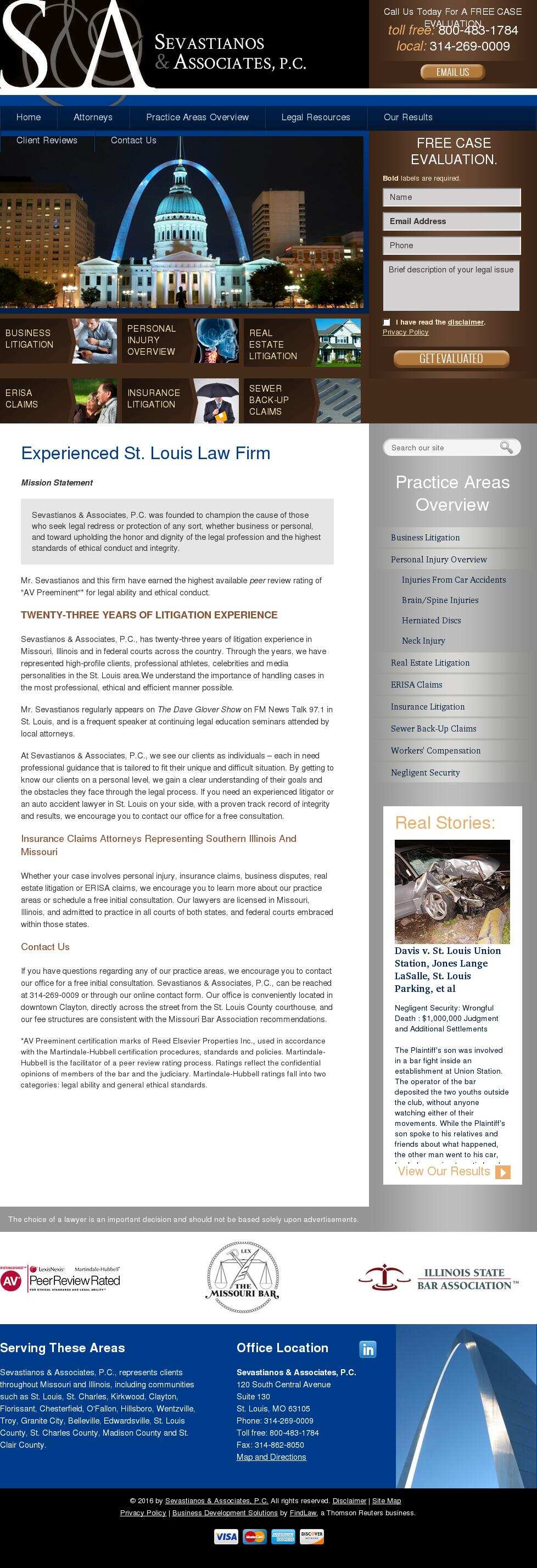 Sevastianos & Associates, P.C. - St. Louis MO Lawyers